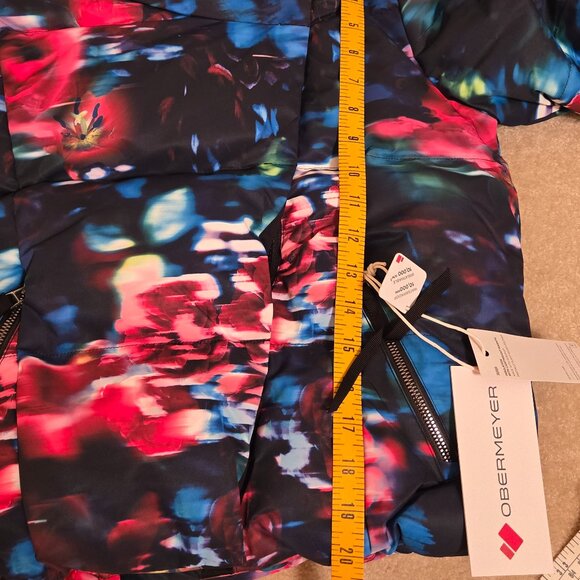 Obermeyer Isla Jacket Teen Size M 10-12, Color Bloominescense, NEW Hooded - Picture 12 of 15